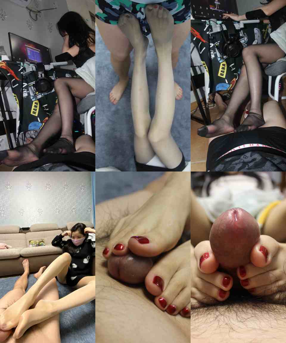 子柒baby女神裸足加嫩手手脚并用给男朋友榨精
